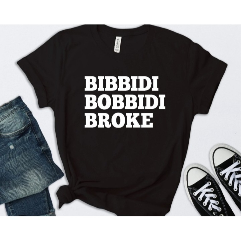 Bibbidi Bobbi do Boo shirt, Disney‎ Graphic Black T-Shirt Size XL Disney Broke?!